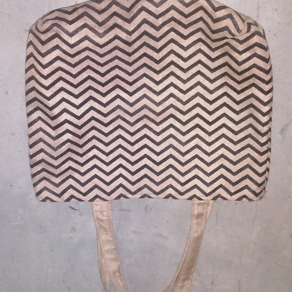 Lightweight/durable monogrammed tote,  pink letter ,"H".